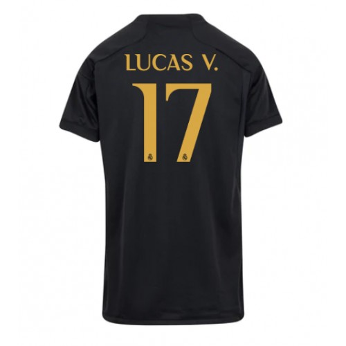 Maillot de foot Real Madrid Lucas Vazquez #17 Troisième Femmes 2023-24 Manches Courte